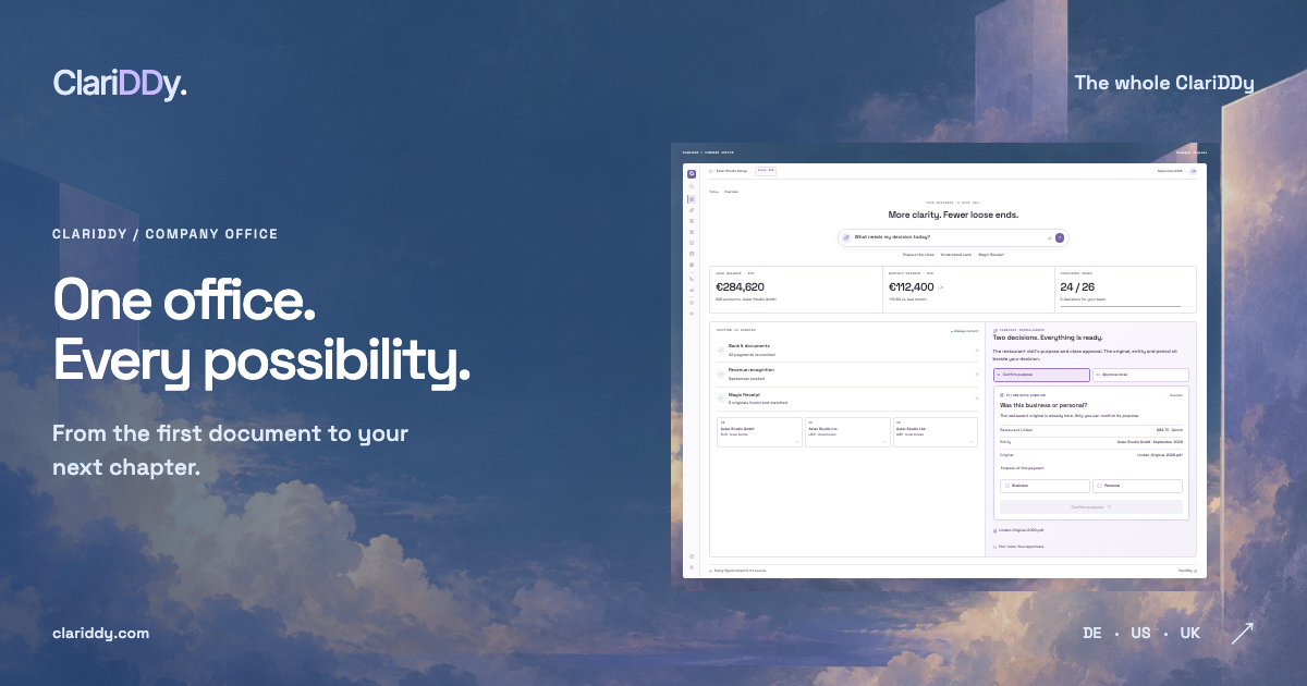 One office. Every possibility. From the first document to your next chapter.